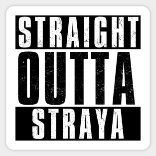 STRAIGHT OUTTA STRAYA (AUSTRALIA) Sticker